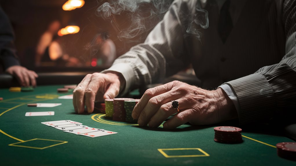 detecting signs while gambling