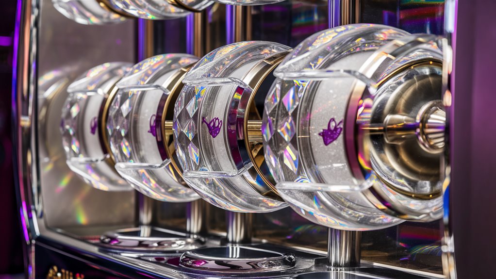 shimmering transparent bonus slots