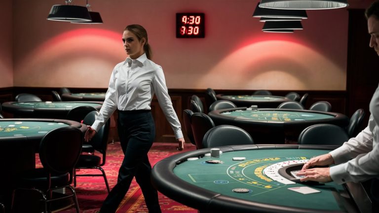 dealers rotate between casino tables