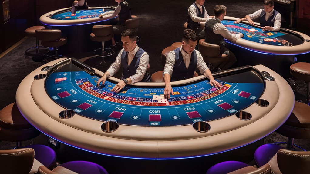 digital casino game tables