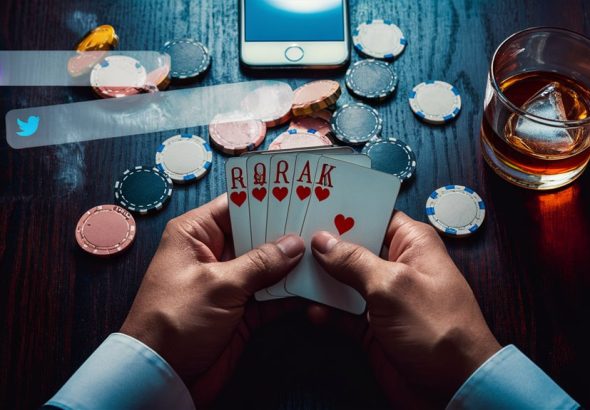 gamblers post online activity