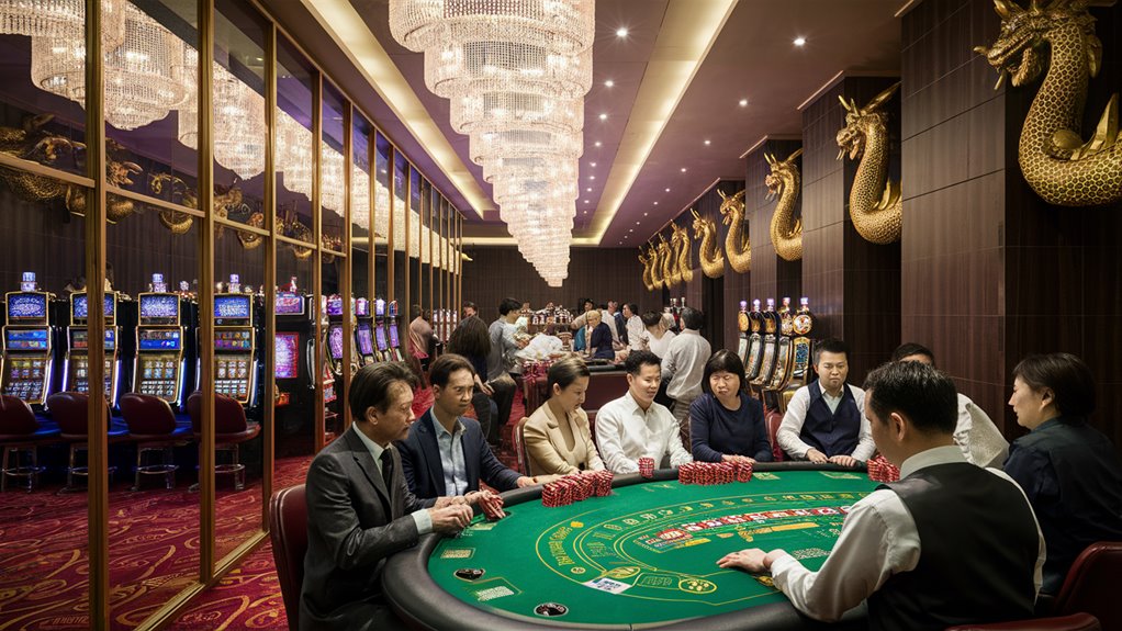 gambling entertainment at the casino