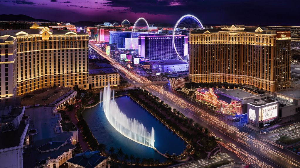 glittering entertainment desert paradise