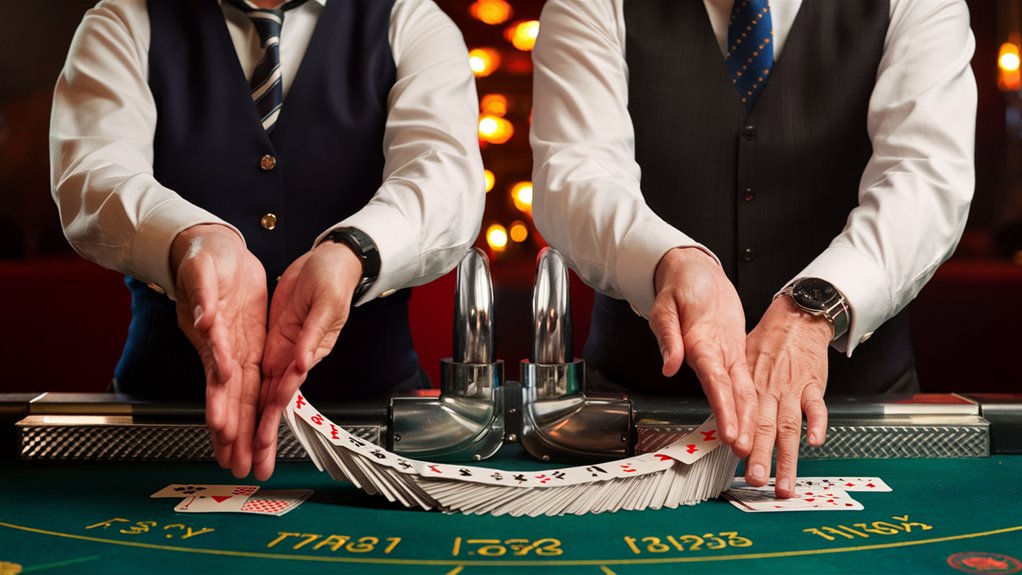 hand shuffling enables control