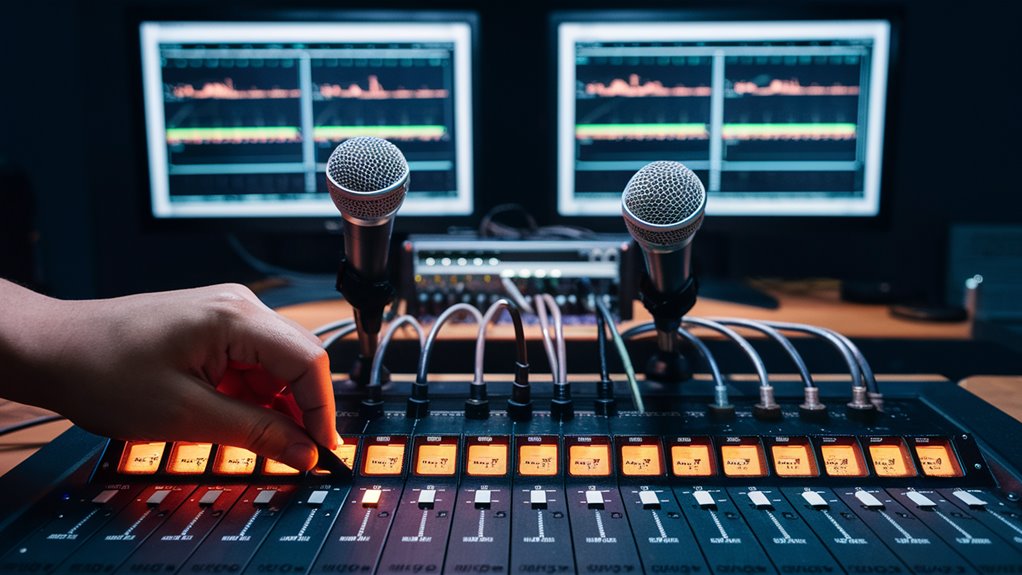 prepare audio for performance