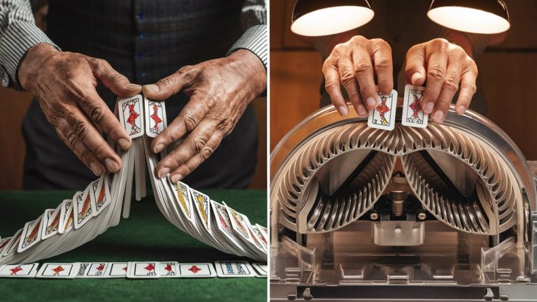 shuffling cards casino methods