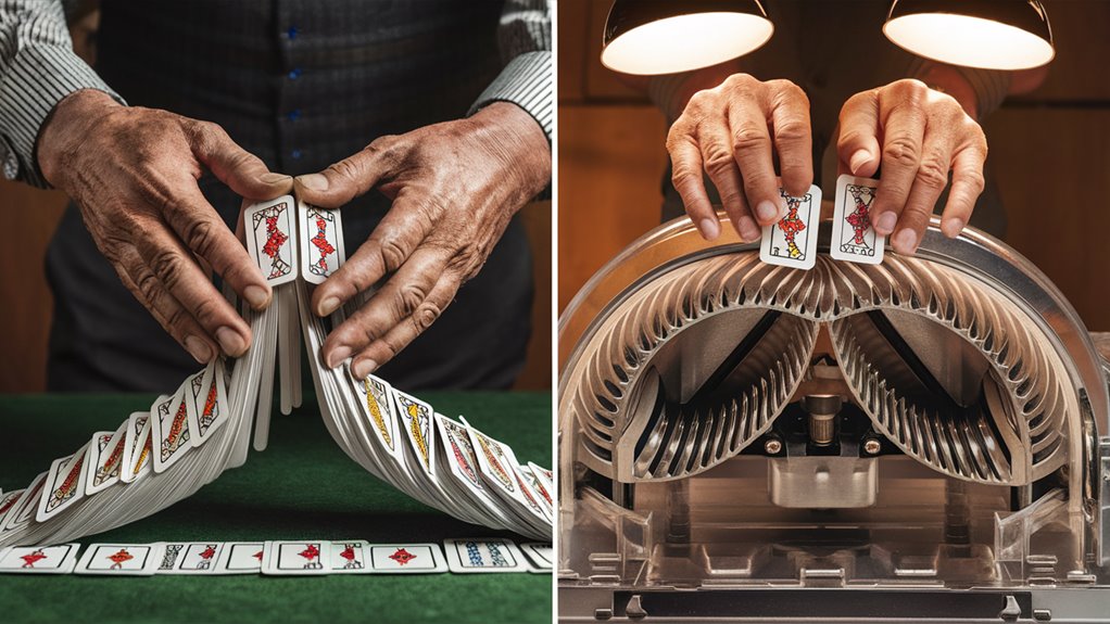 shuffling cards casino methods